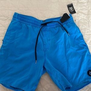 NWT Volcom shorts, one red and one blue